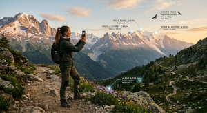 A personal digital experience in nature (Augmented Reality apps help identify what your actually seeing)